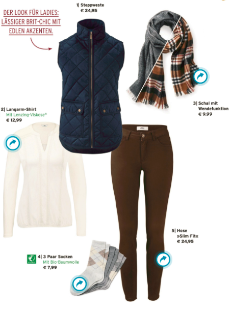 Tchibo-Prospekt – Britischer Lifestyle trifft auf Herbst-Mode